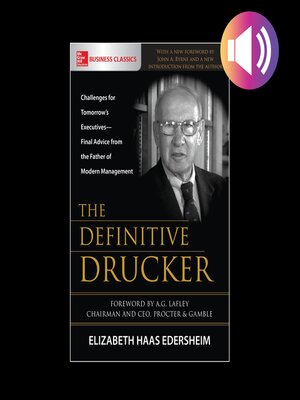 cover image of The Definitive Drucker